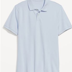 Men's Short Sleeve Light Blue Polo XXXL